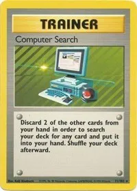 A picture of the Computer Search Pokemon card from Base Set